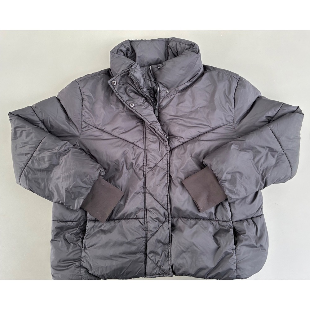 BCBGeneration Black Quilted Puffer Jacket XXL Premium Performance